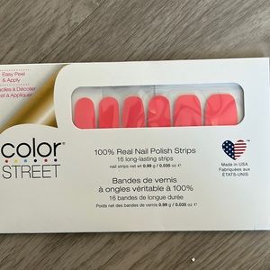 Hot pink press on nails